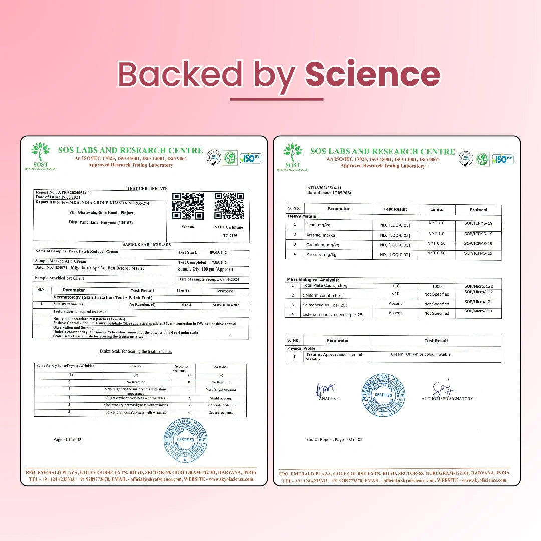Dark Patch Reducer Cream
